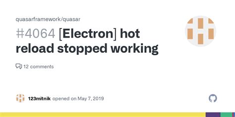 electron hot reload|electron force reload.